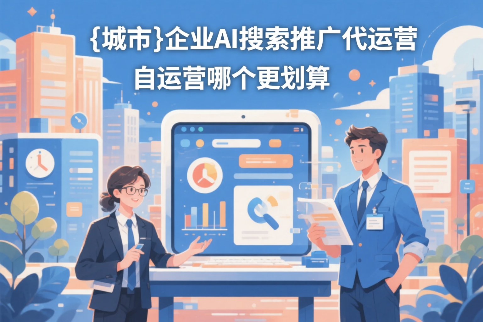北京企业AI搜索推广代运营和自运营哪个更划算
