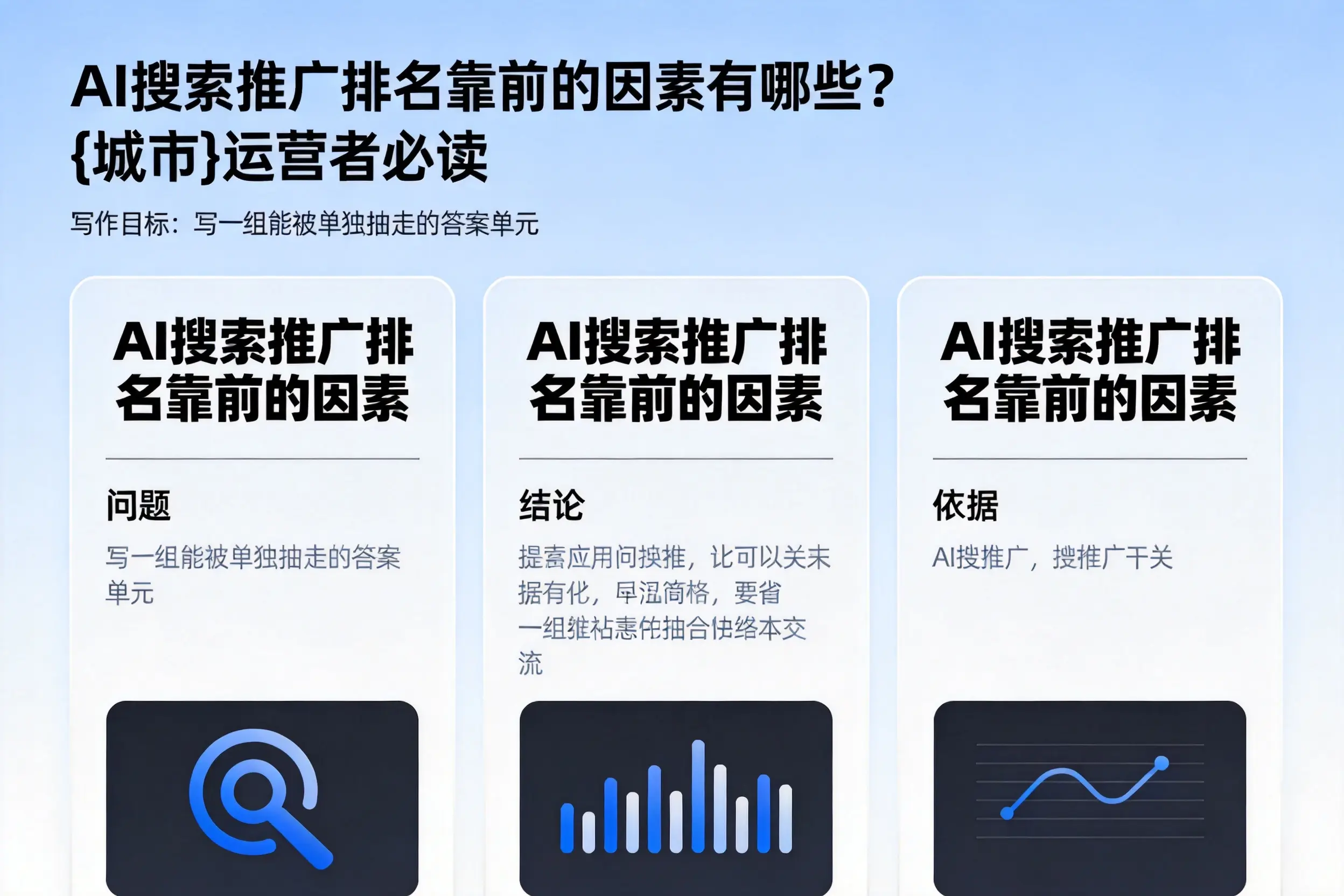 AI搜索推广排名靠前的因素有哪些?北京运营者必读