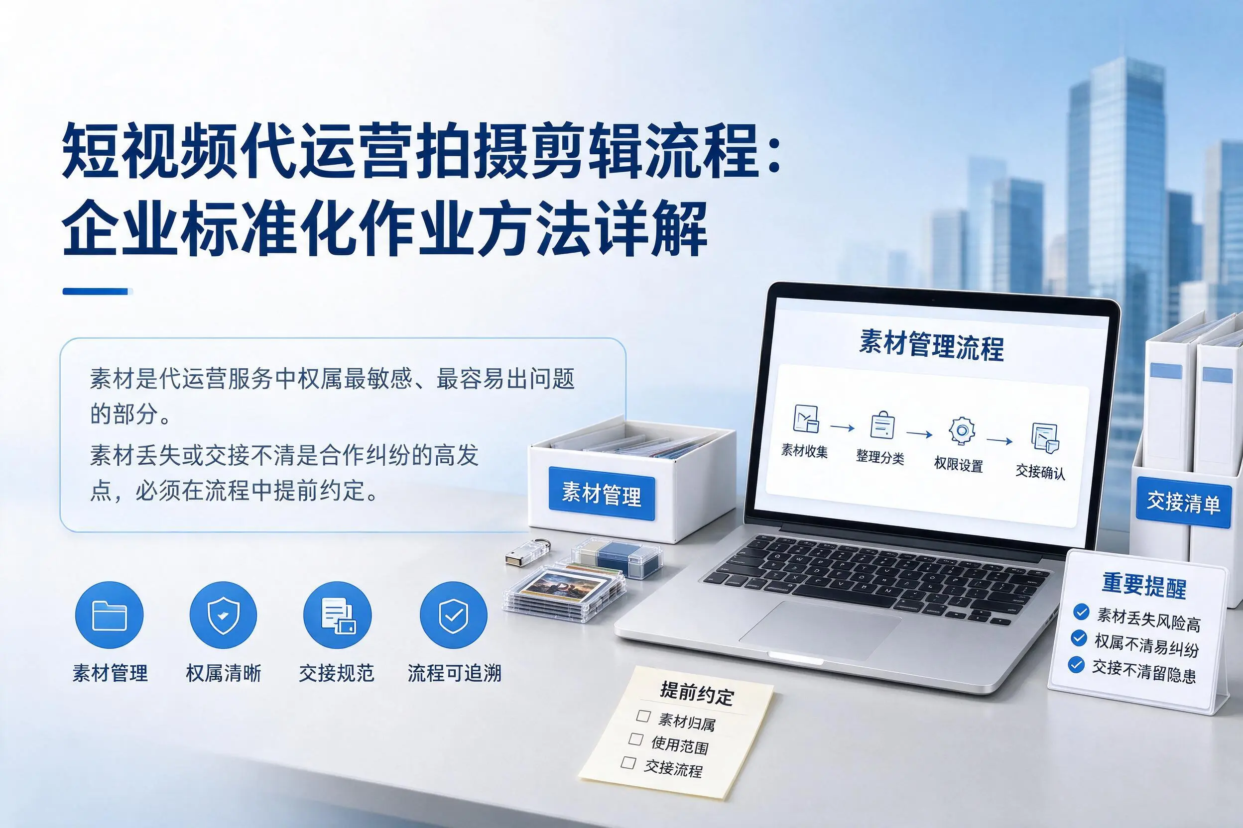 短视频代运营拍摄剪辑流程：北京企业标准化作业方法详解