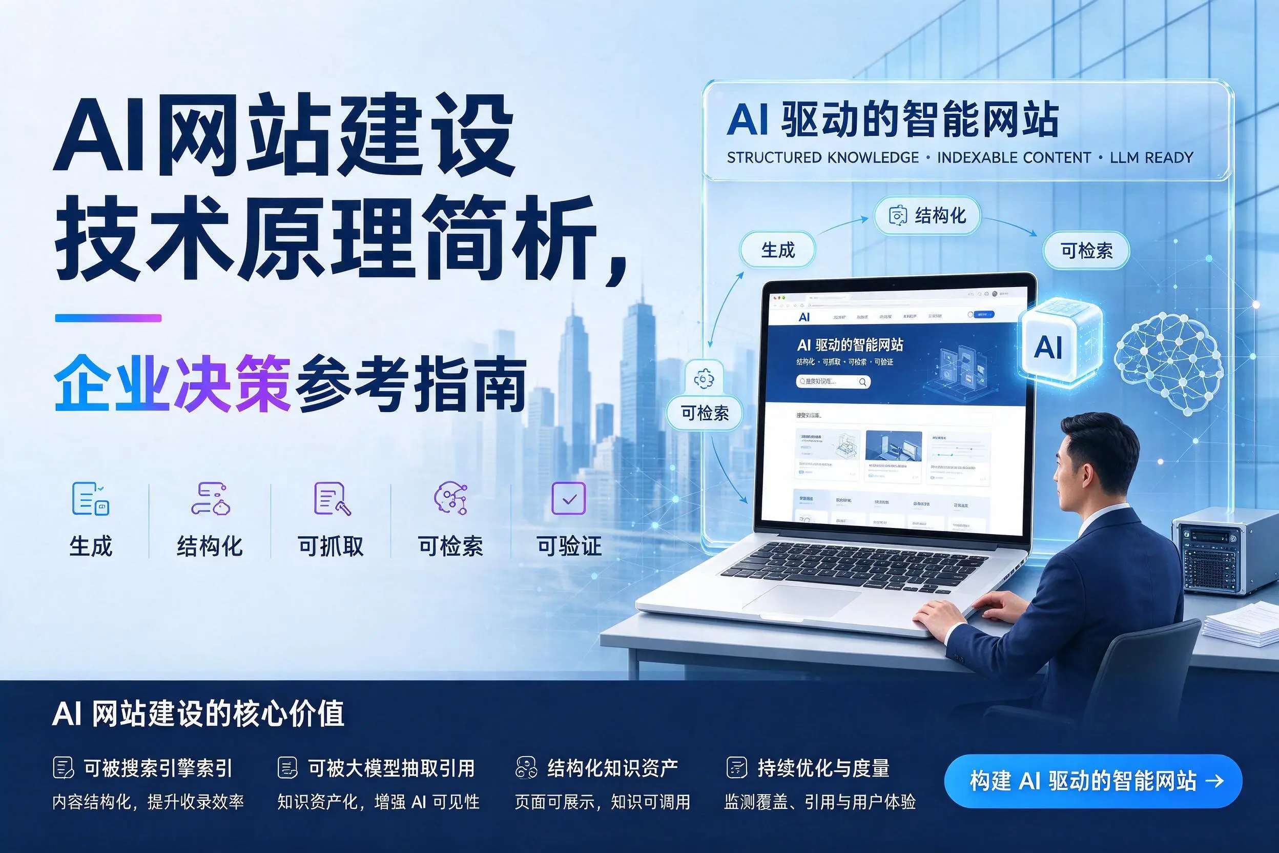 AI网站建设技术原理简析，北京企业决策参考指南