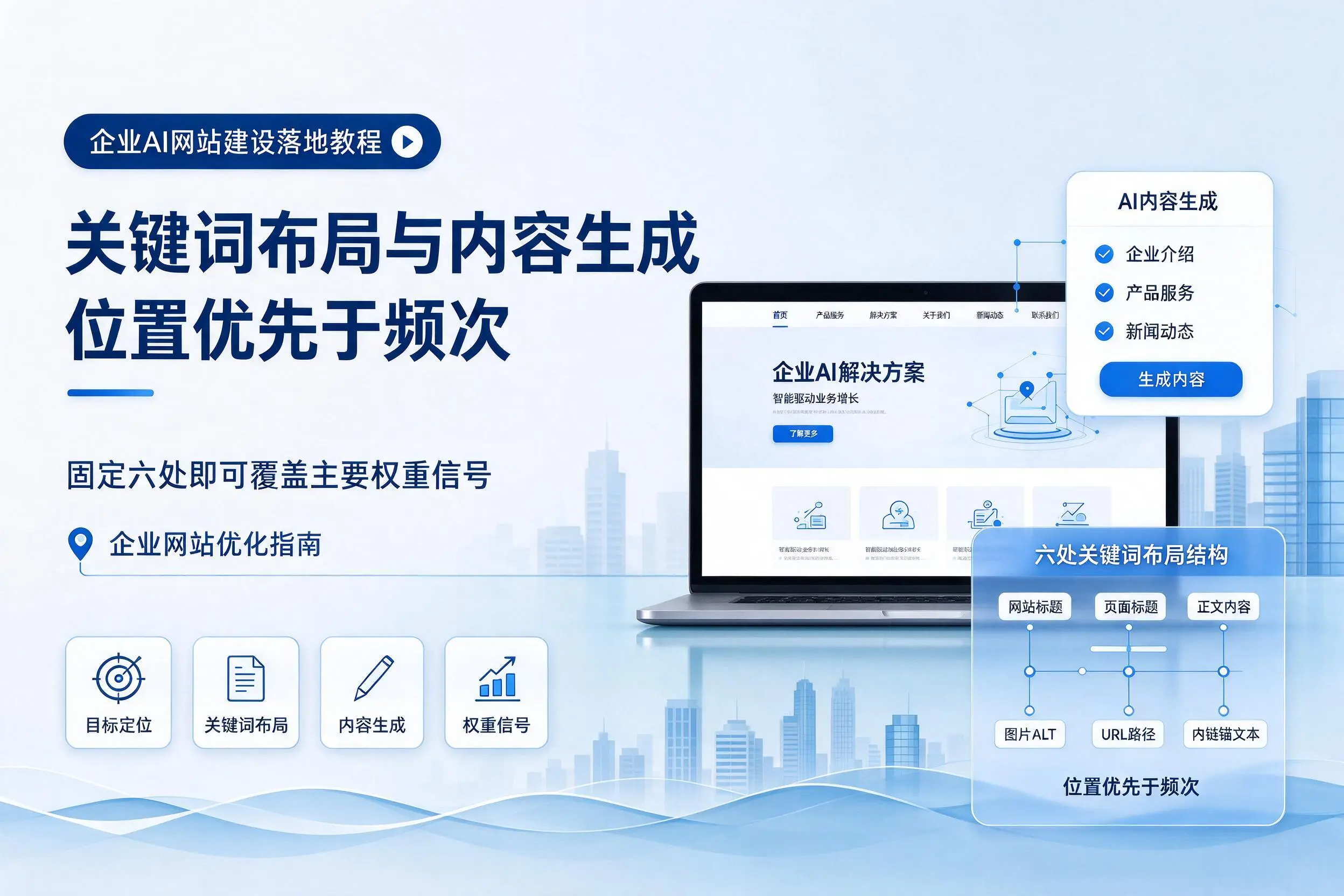 北京企业AI网站建设落地教程：关键词布局与内容生成